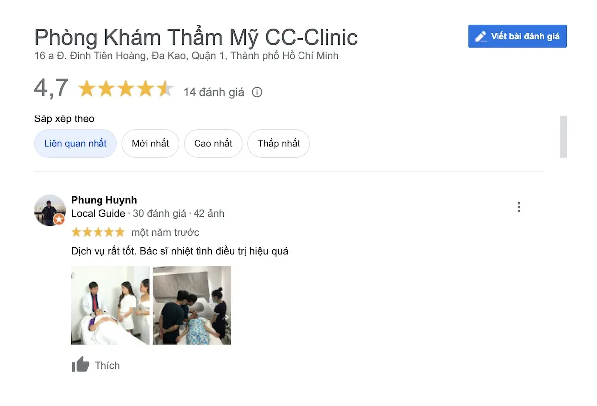 review địa chỉ phun môi uy tín tại tphcm TMV Cc clinic - Viện thẩm mỹ quốc tế Linh Anh