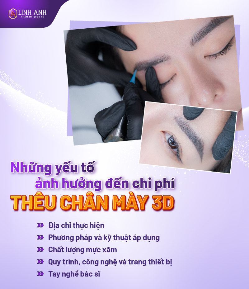Xăm Lông Mày Nam 3D Giá Bao Nhiêu Tiền  Nam Tính  Sắc Nét 2023