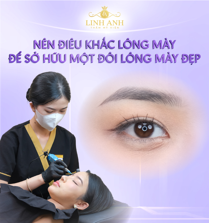 nên điêu khắc chân mày không