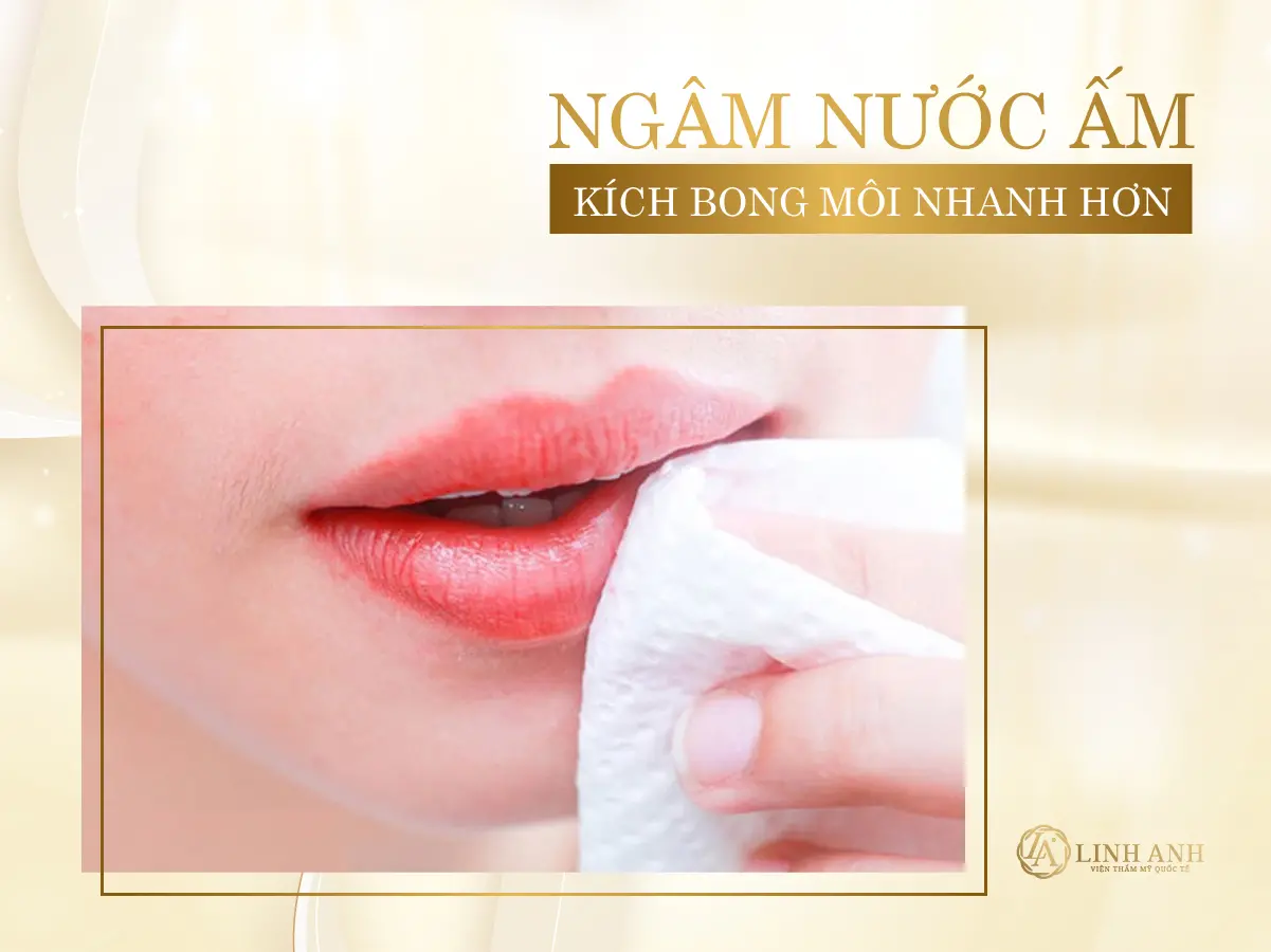 môi nhanh bong sau phun