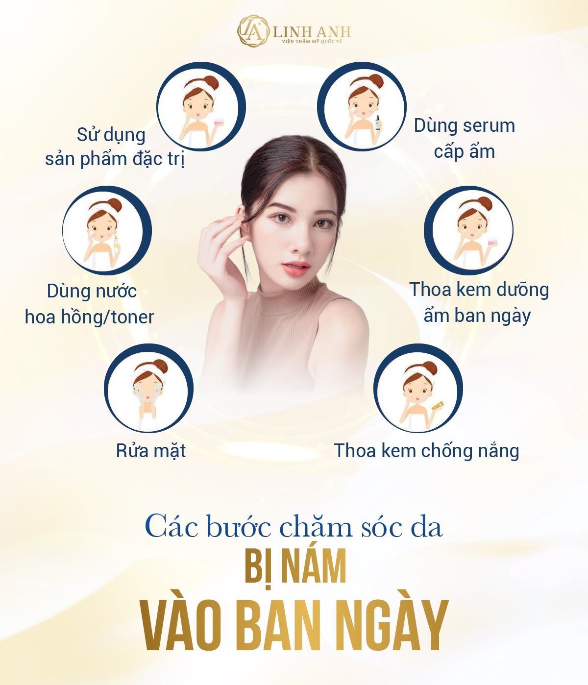 8 cách chăm sóc da mặt bị nám cực đơn giản, hiệu quả