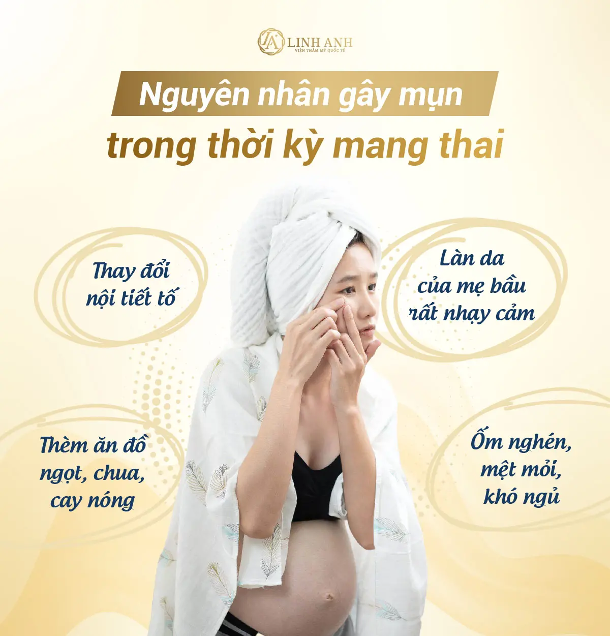 Bí kíp trị mụn cho bà bầu an toàn được bác sĩ phê duyệt