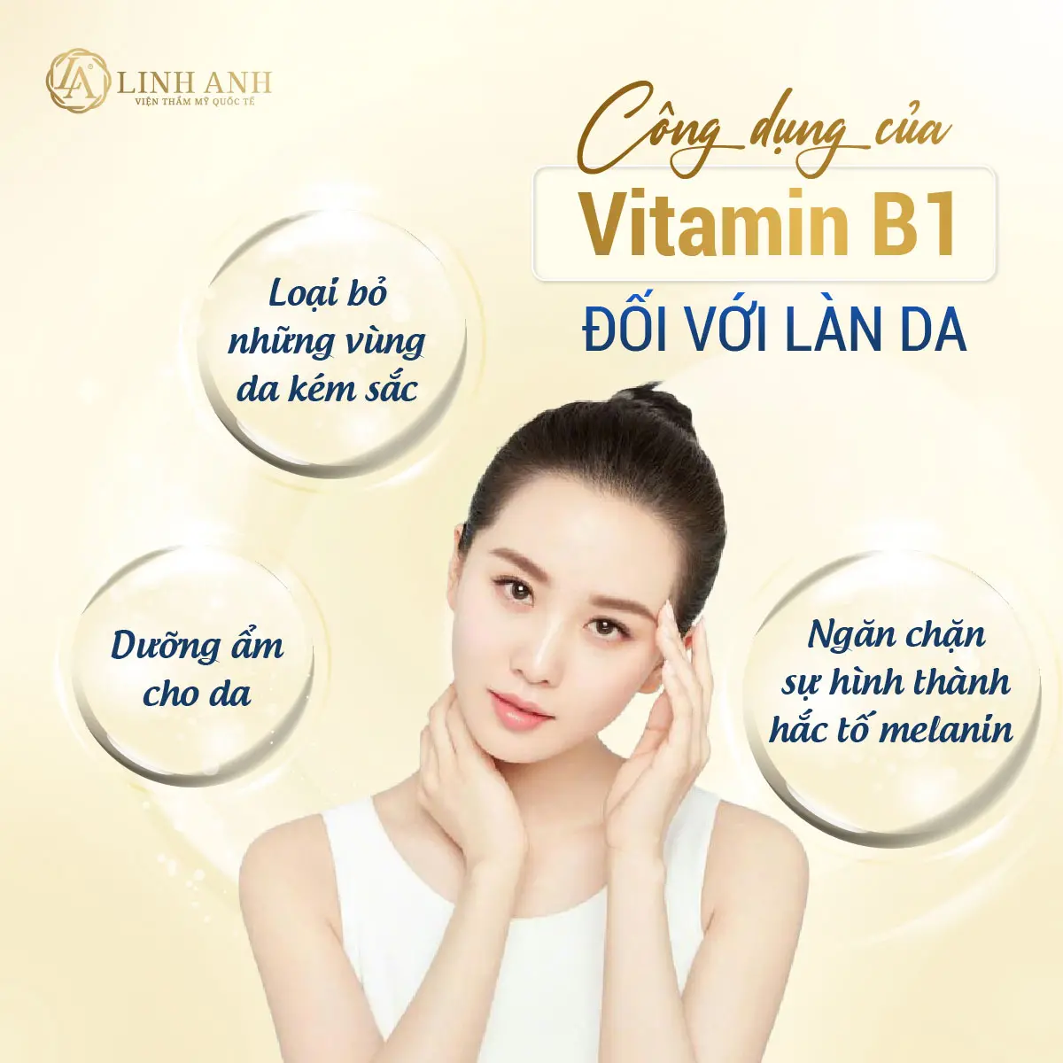 trị nám bằng vitamin b1 - Viện thẩm mỹ quốc tế Linh Anh