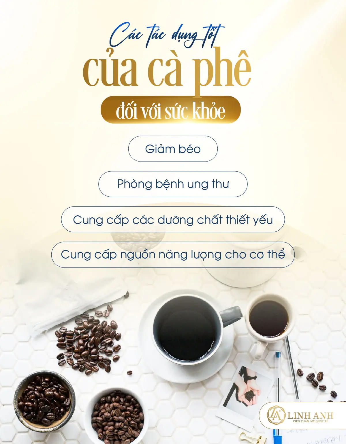 uống cafe có nổi mụn không - Viện thẩm mỹ quốc tế Linh Anh