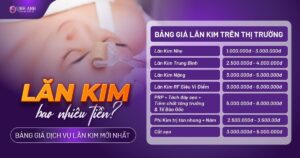 lăn kim bao nhiêu tiền - Viện thẩm mỹ quốc tế Linh Anh