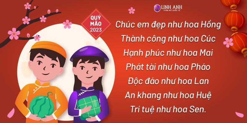 những câu chúc tết 2023 - Viện thẩm mỹ quốc tế Linh Anh