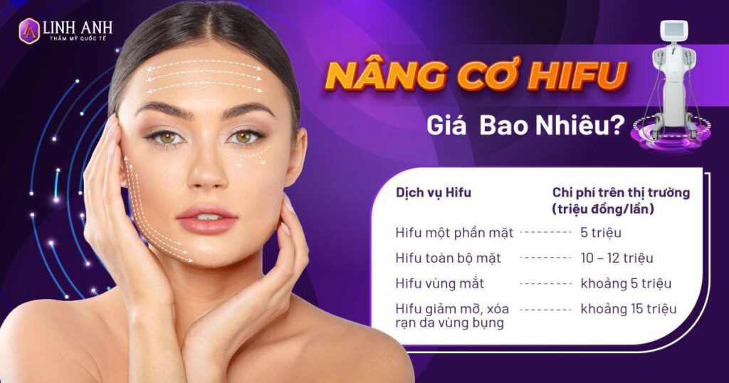 nâng cơ hifu giá bao nhiêu