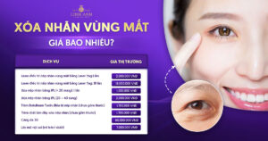 xóa nhăn vùng mắt giá bao nhiêu