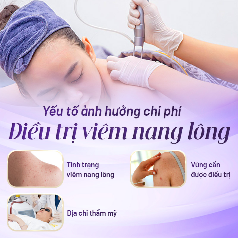 trị viêm nang lông ở spa giá bao nhiêu