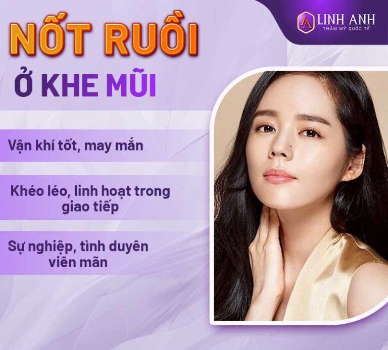 Nốt ruồi ở mũi của NAM và NỮ có ý nghĩa gì? Tướng số ra sao?