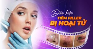 dấu hiệu tiêm filler bị hoại tử