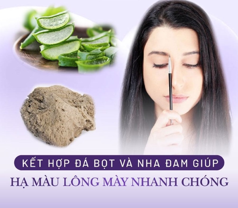 lông mày xăm đậm quá phải làm sao