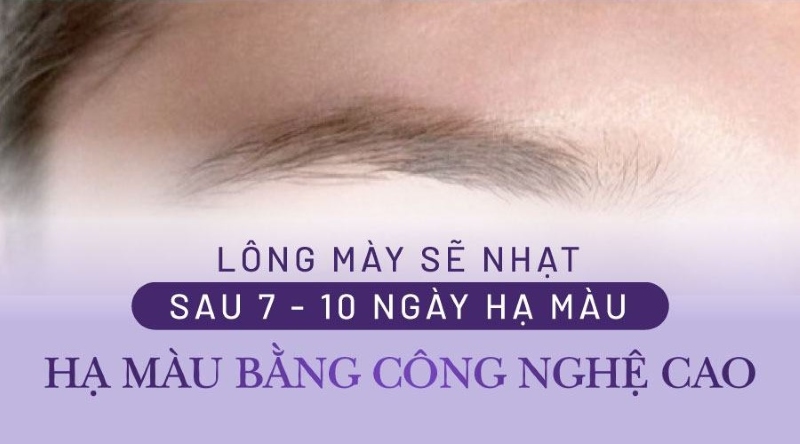 phun mày bị đậm quá phải làm sao