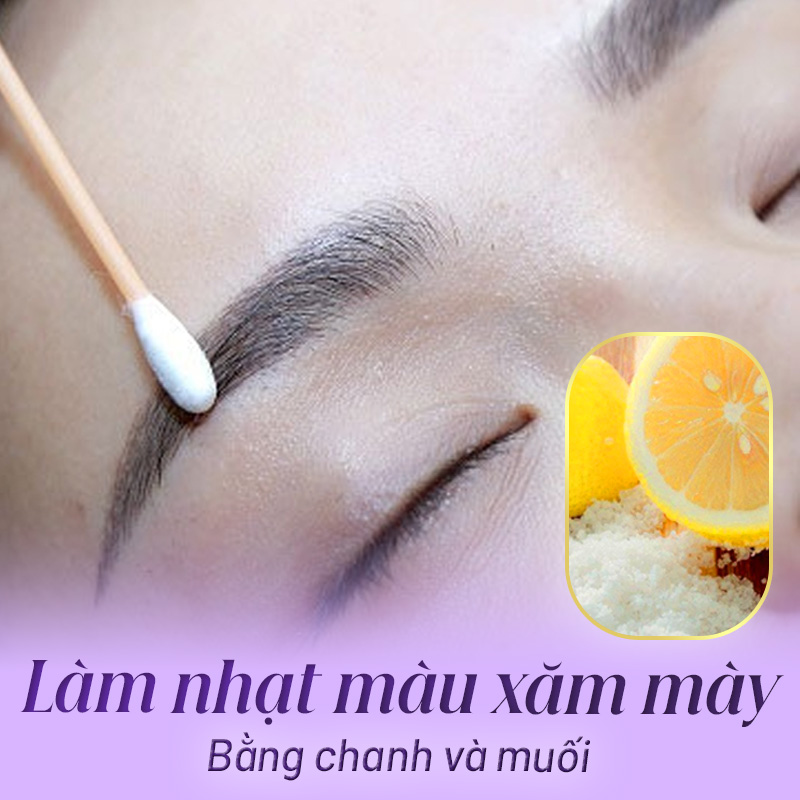 Cách làm nhạt màu lông mày hiệu quả