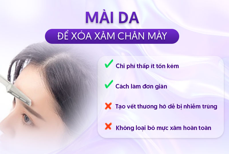 cách xóa xăm chân mày tại nhà