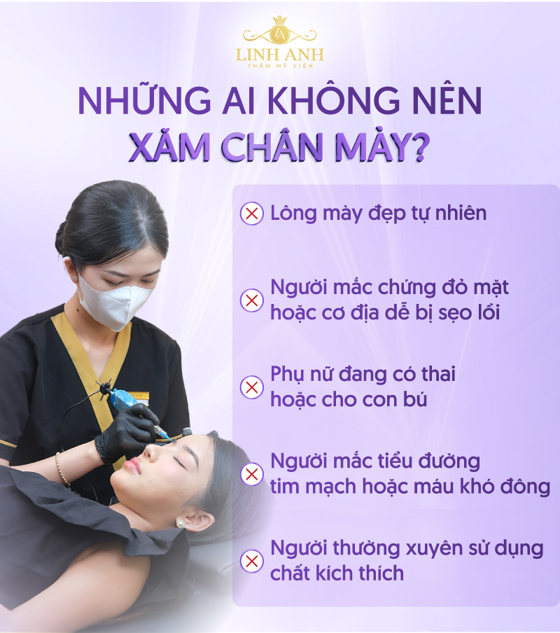 có nên phun xăm lông mày không