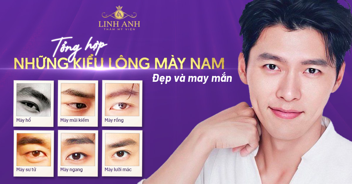 kiểu lông mày nam đẹp