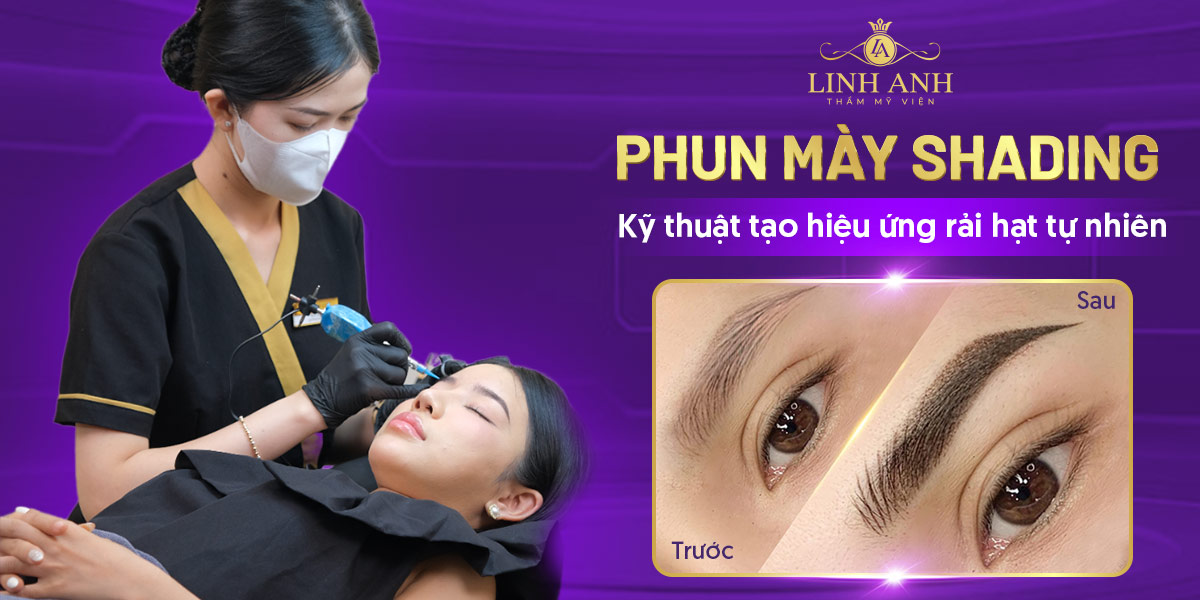 phun mày Shading