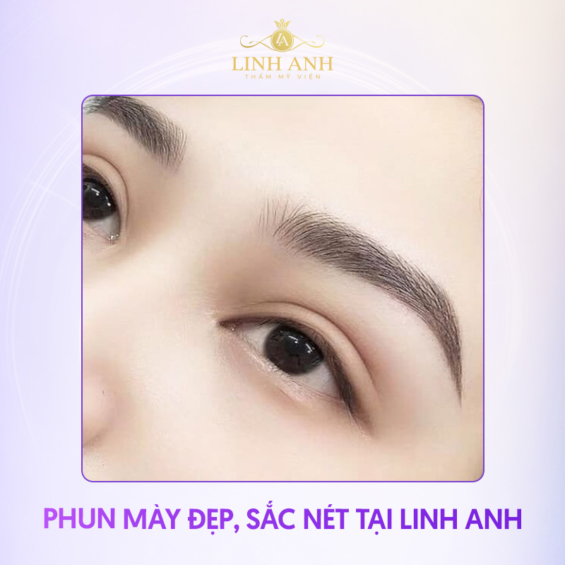 phun tán bột lông mày có đau hay không