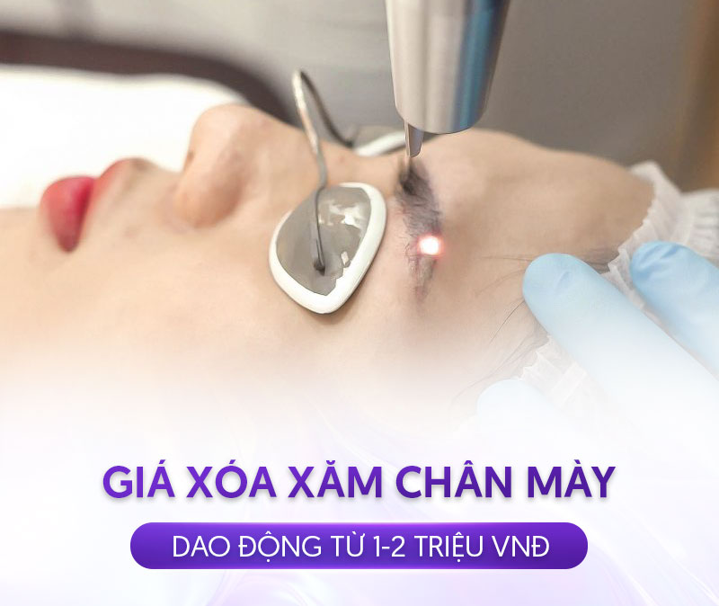 tẩy xăm lông mày