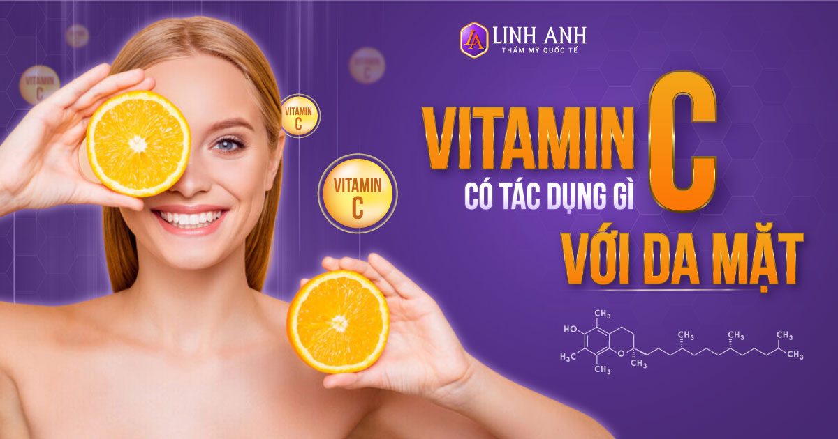 vitamin c có tác dụng gì với da mặt