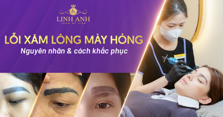 Những trường hợp xăm lông mày hỏng và cách xử lý