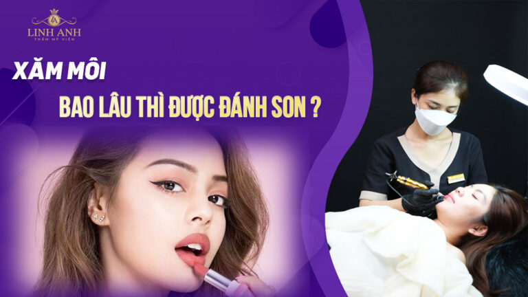 Phun môi sau bao lâu được đánh son? Lưu ý khi đánh son sau phun