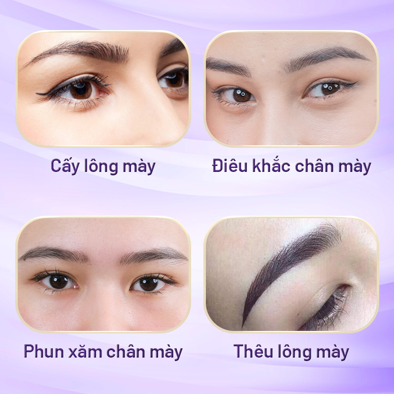 cấy chân mày tự than