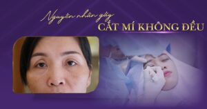 cắt mí không đều