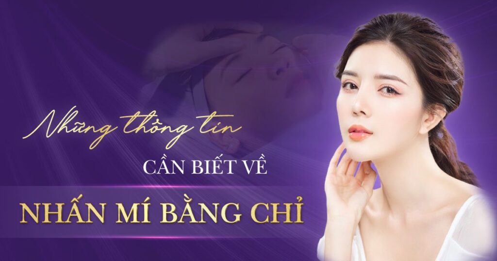 nhấn mí bằng chỉ