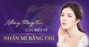 nhấn mí bằng chỉ