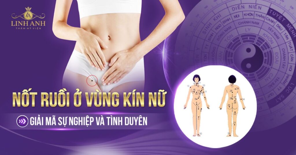 nốt ruồi ở vùng kín nữ