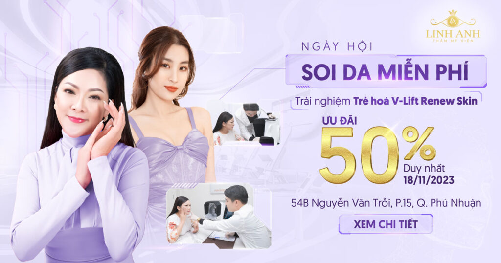 ưu đãi ngày hội soi da miễn phí