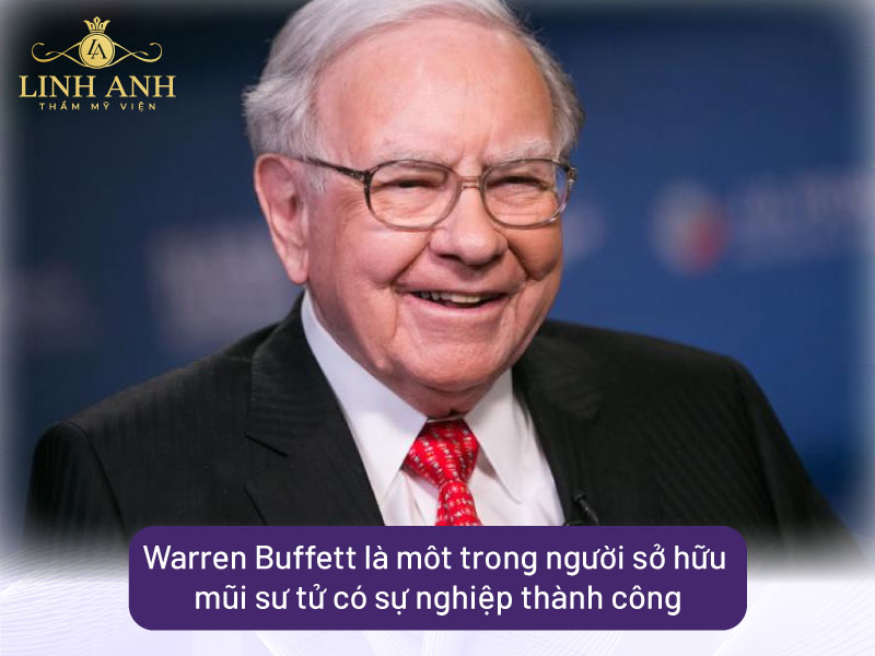 Tỷ phú Warren Buffett sở hữu dáng mũi sư tử nam thành công