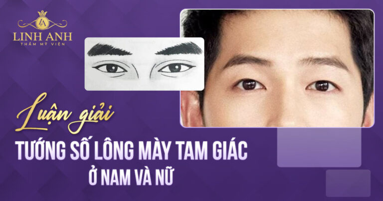 Lông mày tam giác ở nam, nữ nói lên điều gì? Tốt hay xấu?