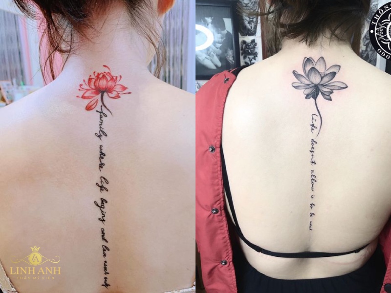 tattoo chữ đẹp cho nữ lông vũ