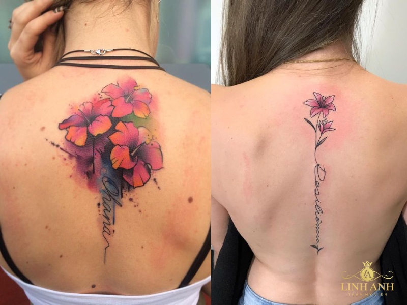 tattoo chữ đẹp cho nữ ở bắp tay đơn giản