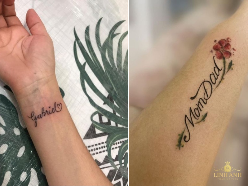 tattoo chữ ở tay đẹp cho nữ