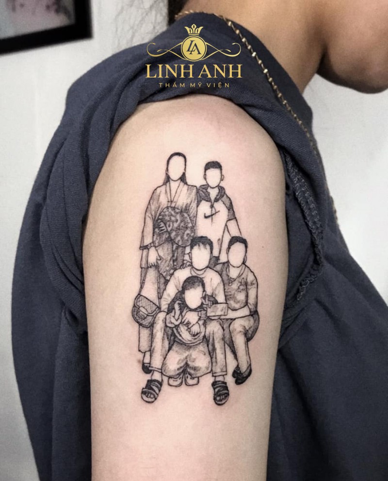 tattoo gia đình đẹp