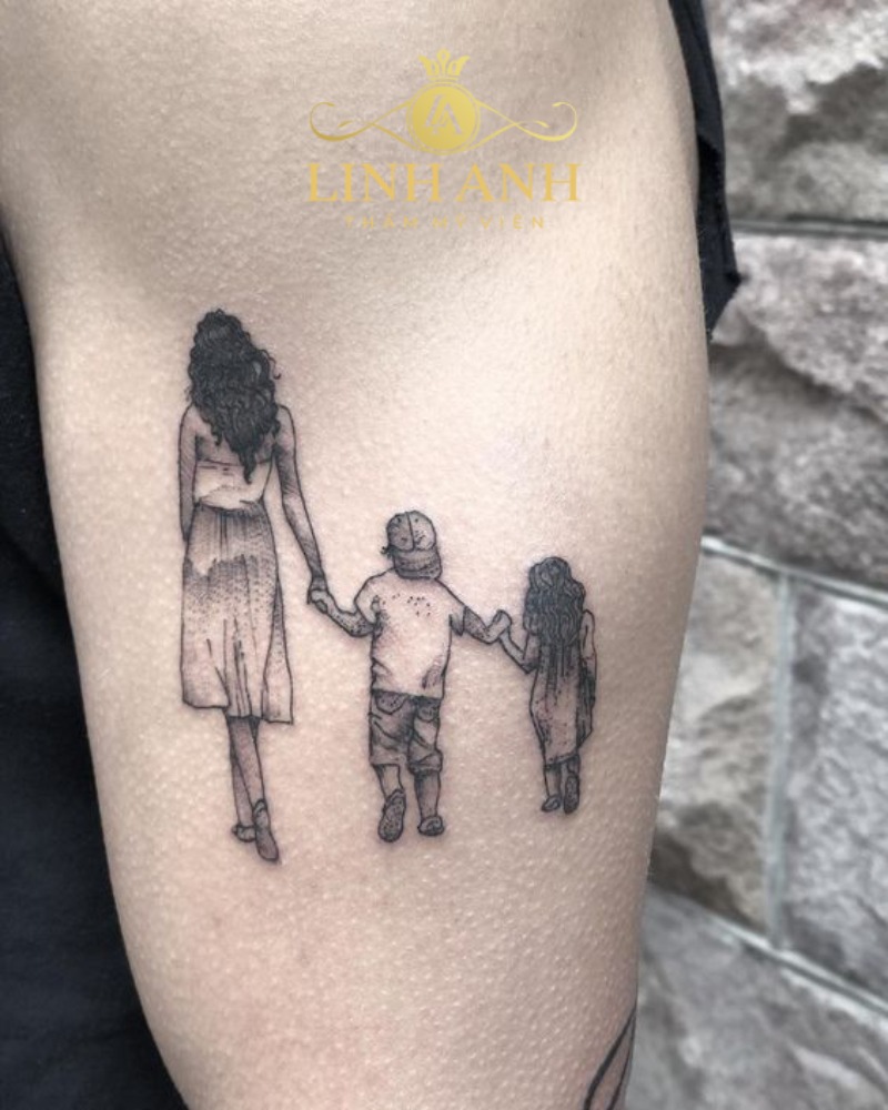 tattoo ý gia đình