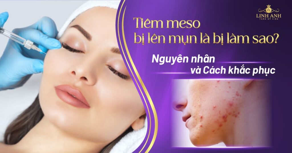 tiêm meso bị lên mụn