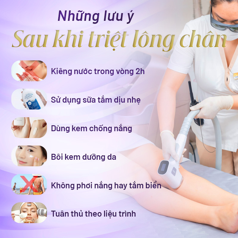 triệt lông chân tại Linh Anh