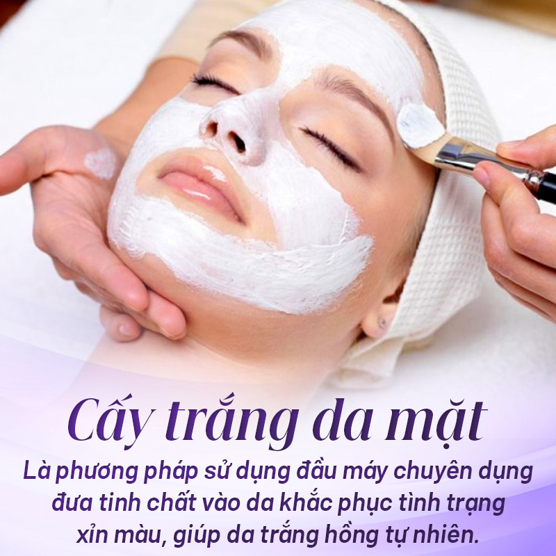 giá cấy trắng da mặt