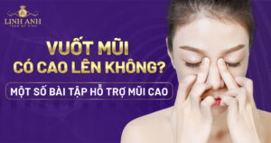 vuốt mũi có cao lên không