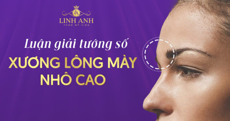 Ý nghĩa tướng xương lông mày nhô cao ở nam và nữ