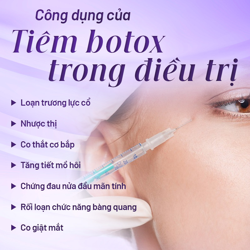 Công dụng botox