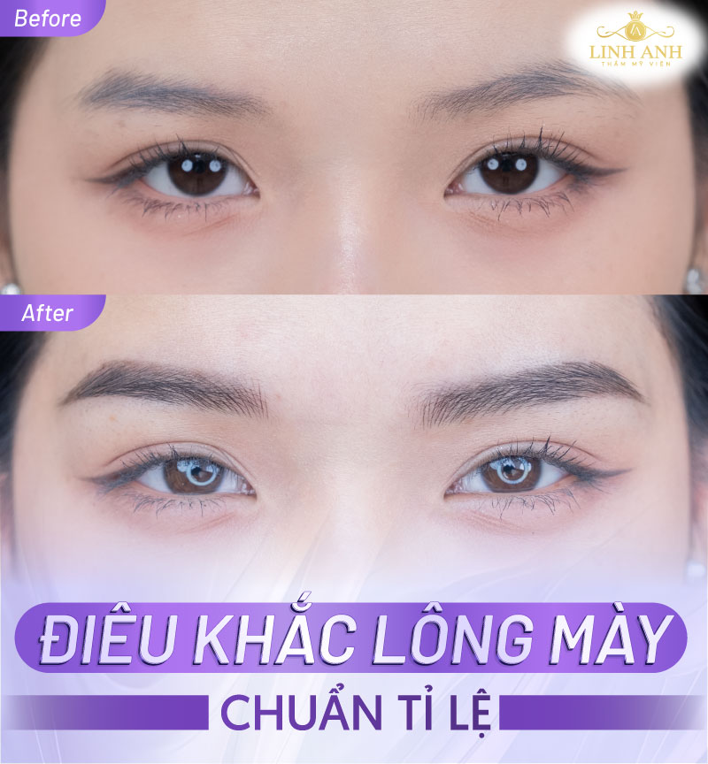 cách xác định tỉ lệ chuẩn lông mày