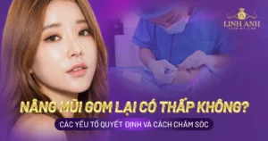 nâng mũi gom lại có thấp không