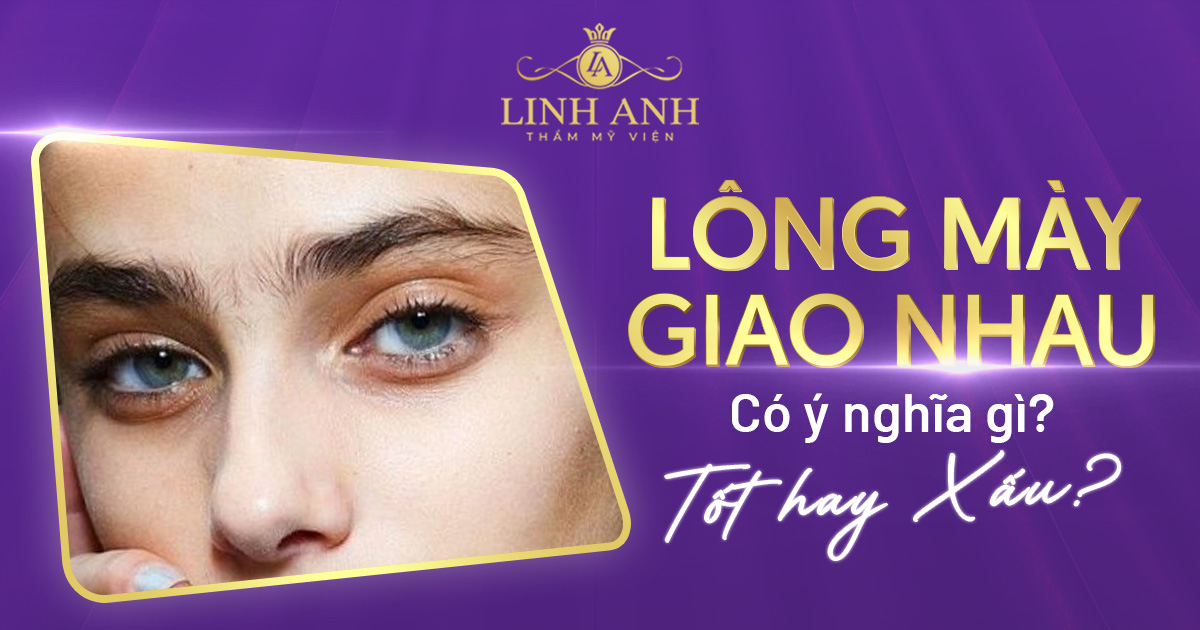 tướng lông mày giao nhau