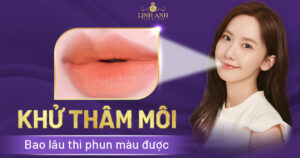 khử thâm môi bao lâu thì phun màu